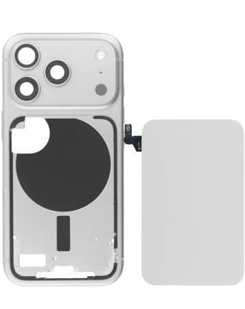 Back Housing Frame with Small Components Pre-Installed for iPhone 17 Pro (SILVER) (International Version)