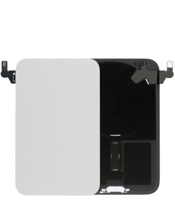Back Glass with Frame and MagSafe Magnet for iPhone 17 Pro (SILVER) (Service Pack)