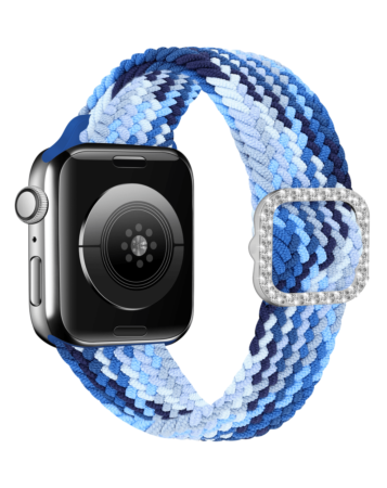 iWatch (42/44/45/49mm) Nylon Colorful Sport Band with Stone Clip - 4 (Only Ground Shipping)