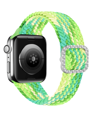 iWatch (38/40/41mm) Nylon Colorful Sport Band with Stone Clip - 7 (Only Ground Shipping)