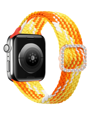 iWatch (38/40/41mm) Nylon Colorful Sport Band with Stone Clip - 8 (Only Ground Shipping)