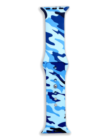 iWatch (38/40/41mm) Printing Desing Silicone Band - E23 (Only Ground Shipping)