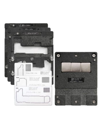 Buy the AMAOE BGA iPhone 12 12 Mini 12 Pro 12 Pro Max Logic Board Middle Frame BGA Stencil Only Ground Shipping.






