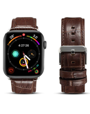 iWatch (42/44/45/49mm) PU Leather Case - BROWN (Only Ground Shipping)