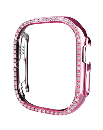 iWatch 49mm Stone PC Bumper Case - PINK (Only Ground Shipping)