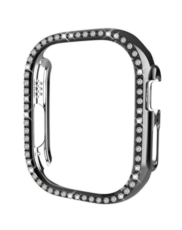 iWatch 49mm Stone PC Bumper Case - BLACK (Only Ground Shipping)