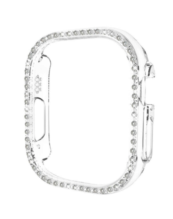 iWatch 49mm Stone PC Bumper Case - CLEAR (Only Ground Shipping)