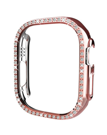 iWatch 49mm Stone PC Bumper Case - ROSE GOLD (Only Ground Shipping)