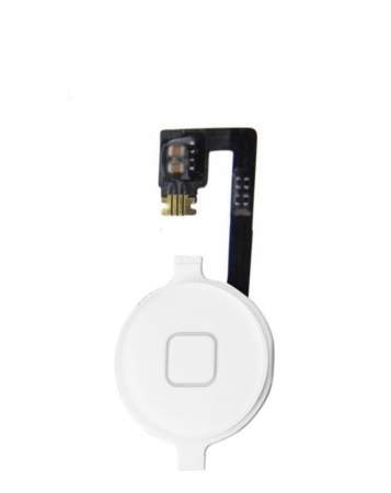 Home Button Flex Cable for iPhone 4 (WHITE)