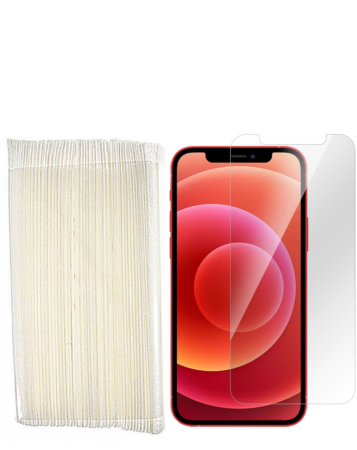 Clear Tempered Glass for iPhone 12 / 12 Pro (2.5D / Pack of 50)