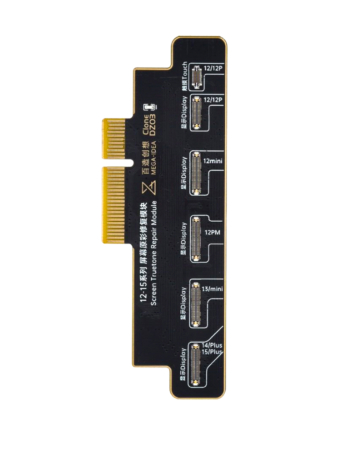 Purchase the QianLi Mega-Idea DZ03 True Tone repair board for iPhone 12 series, 13, 13 Mini, 14, 14 Plus, 15, and 15 Plus — non-returnable.