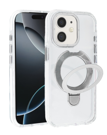 Transparent Case with Wireless Charging Kickstand - CLEAR  for iPhone 11 (Only Ground Shipping)