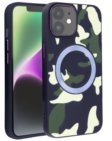 Camouflage Design Wireless Charging Case - BLACK for iPhone 11 (Only Ground Shipping)