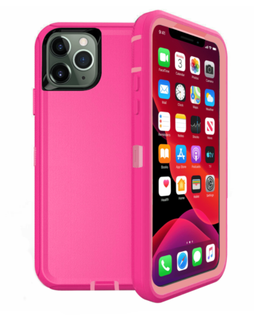 Heavy Duty Case for iPhone 11 Pro Max (HOT PINK) (Only Ground Shipping)