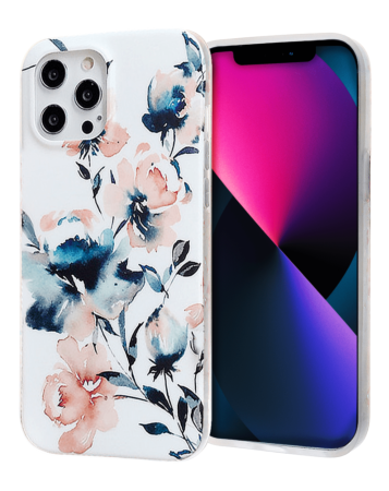 Flower Design TPU Case - Style 2 for iPhone 12 Pro Max (Only Ground Shipping)