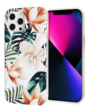 Flower Design TPU Case - Style 3 for iPhone 12 Pro Max (Only Ground Shipping)