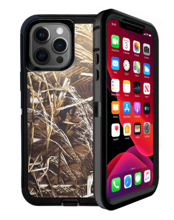 Heavy Duty Case for iPhone 12 Pro Max (CAMO BLACK) (Only Ground Shipping)