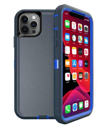 Heavy Duty Case for iPhone 12 Pro Max (DARK BLUE) (Only Ground Shipping)