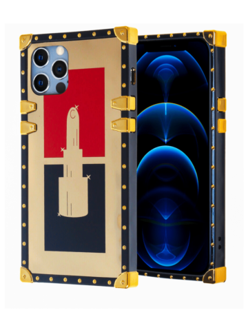 Shiny Lipstick Square Case - Style 2 for iPhone 12 Pro Max (Only Ground Shipping)