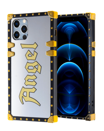 Square Case with Mirror Design - Style 5 for iPhone 12 Pro Max (Only Ground Shipping)