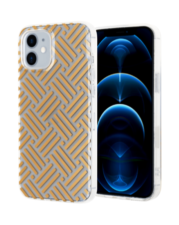 Dual Layer Gold Design Printed Case - 5 for iPhone 11 (Only Ground Shipping)
