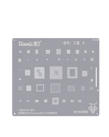 QianLi Bumblebee BGA Reballing Stencil QS43 Samsung S9/S9+ Series Qualcomm 845 / Exynos9810 CPU Universal Series