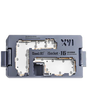Stock up on the QianLi iSocket 4-in-1 Motherboard Layered Test Frame for iPhone 16, 16 Plus, 16 Pro, and 16 Pro Max.
