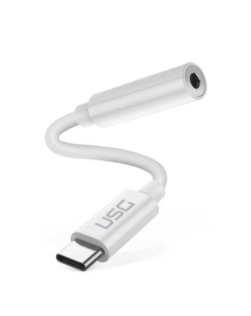 Urban Sound Gear USB-C to AUX (3.5mm) (WHITE) (Only Ground Shipping)