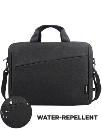 xBase by PowerPeak Deluxe Professional Laptop Bag (HEATHER CHARCOAL GRAY) (Only Ground Shipping)