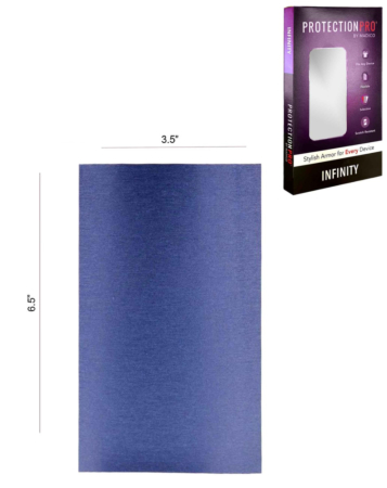 ProtectionPro - Blank Brushed Blue Steel (Small) (Pack of 10)