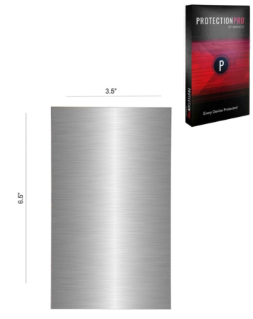 ProtectionPro - Blank Brushed Silver (Small) (Pack of 10)