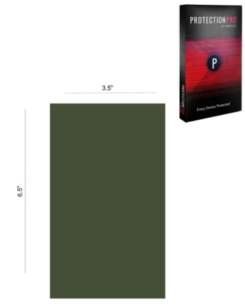 ProtectionPro - Blank Matte Military Green Film (Small) (Pack of 10)