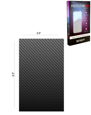 ProtectionPro - Blank Carbon Fiber Black Film (Small) (Pack of 10)