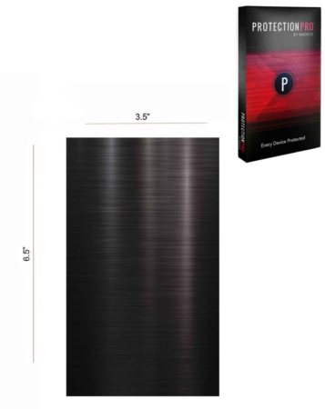 ProtectionPro - Blank Brushed Black Metallic (Small) (Pack of 10)