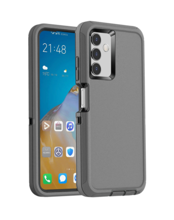 Heavy Duty Case for Galaxy A13 (DARK GRAY & BLACK) (Only Ground Shipping)
