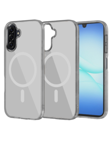 Transparent Magnetic Shockproof Case - GRAY for Galaxy A17 / A26 5G (Only Ground Shipping)