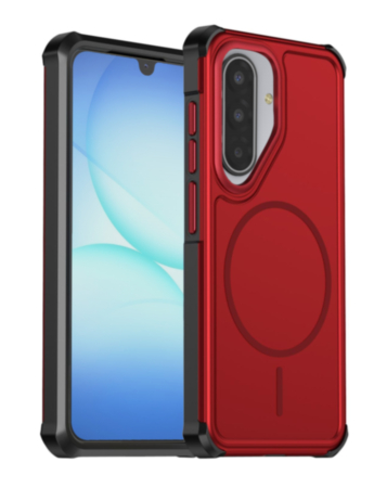 Rugger Magnetic Armor Case (RED) for Galaxy A17 (4G/5G) / A26 5G (Only Ground Shipping)