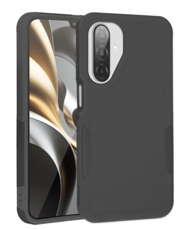 Galaxy A17 Dual Layers Shockproof Strong Case - BLACK (Only Ground Shipping)