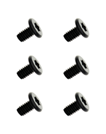 Hinge Screws (Torx T8) (6 Piece Set) (50 Pack) for MacBook Pro 13" with Touch Bar (A1706 / A1708 / A1989 / A2159 / A2289 / A2251 / A1707 / A1990 / A2338 / Late 2016 To Mid 2020)