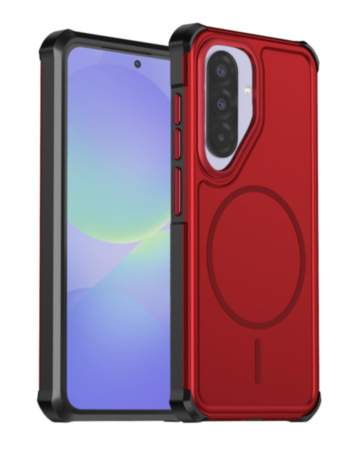 Rugger Magnetic Armor Case (RED) for Galaxy A36 / A37 / A57 (Only Ground Shipping)