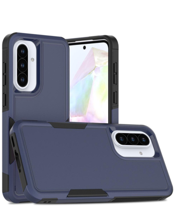 Galaxy A37 Dual Layers Shockproof Strong Case - BLUE (Only Ground Shipping)