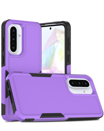 Galaxy A37 Dual Layers Shockproof Strong Case - PURPLE (Only Ground Shipping)