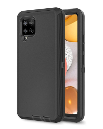 Heavy Duty Case for Galaxy A42 (BLACK) (Only Ground Shipping)
