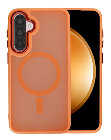 New Magnetic Wireless Charging Case - ORANGE for Galaxy A57 (Only Ground Shipping)