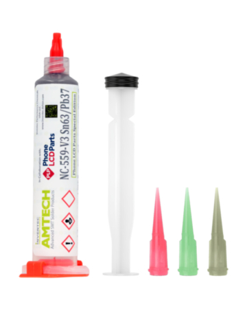 Amtech NC-559-V3 Sn63/Pb37 T4 87% Solder Paste (35g)