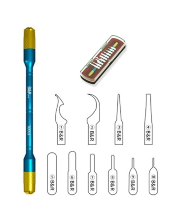 B&R CPU Repair Blade Set X1018 (11 in 1) (Not Returnable)