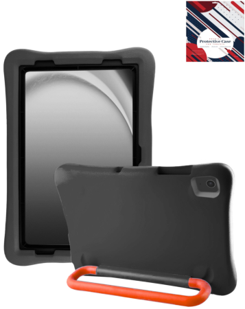 Kids Shockproof Tablet Case with Rotating Handle Stand - BLACK for iPad 10 2022 (10.9") / iPad 11 (A16) (Only Ground Shipping)