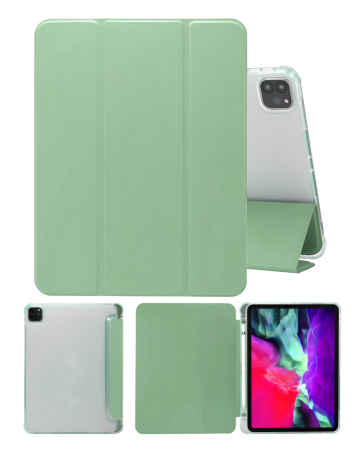 Smart PU Leather Stand with Pen Holder - TEAL for iPad Pro 11 (5th / 2024) (Only Ground Shipping)