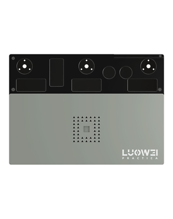 LuoWei LW-M1 Microscope Tin Planting Platform with Silicone Pad / BLACK (Only Ground Shipping) (Not Returnable)