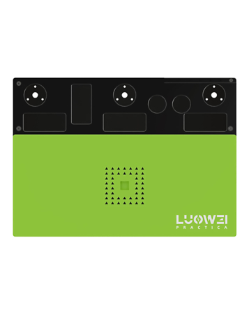 LuoWei LW-M2 Microscope Tin Planting Platform with Silicone Pad / GREEN (Only Ground Shipping) (Not Returnable)